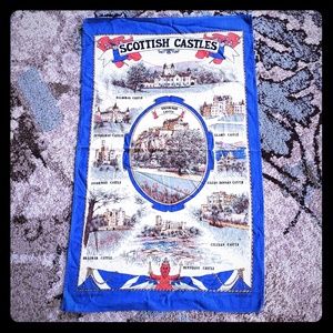Scottish Castles Cotton Tea towel